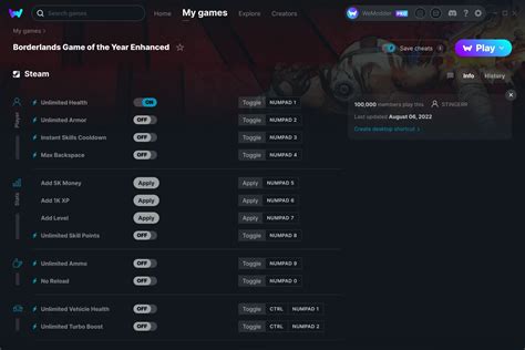 Borderlands Game of the Year Enhanced cheats .